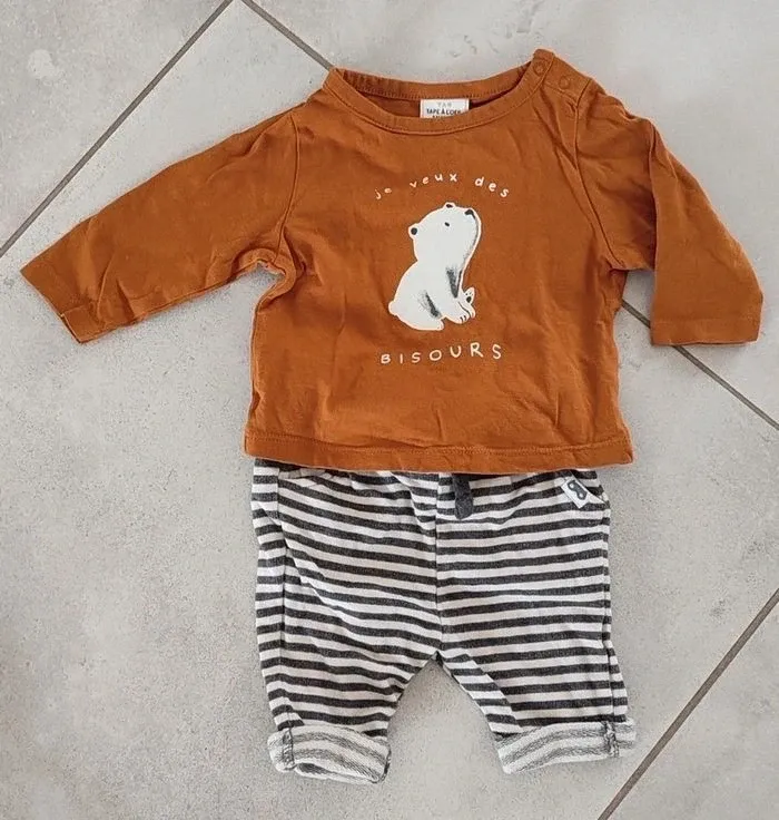 Gros lot de vêtements printemps fille - taille 3 mois - 20 pièces - photo numéro 5