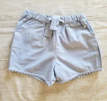 Short Sergent major 8 ans bleu ciel