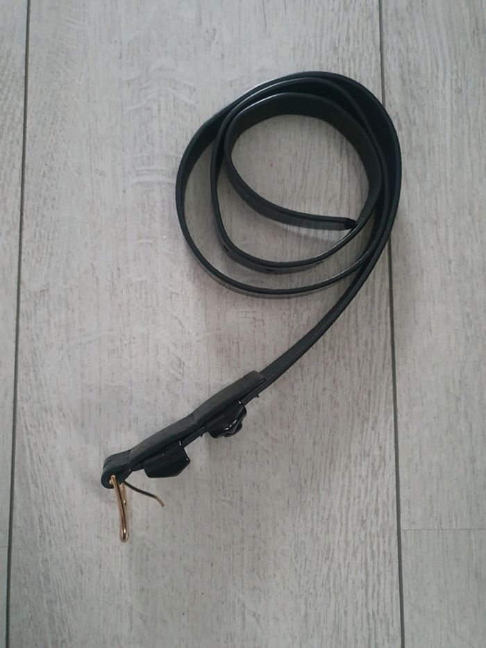 Ceinture Nœuds Noire Brillant - photo numéro 2