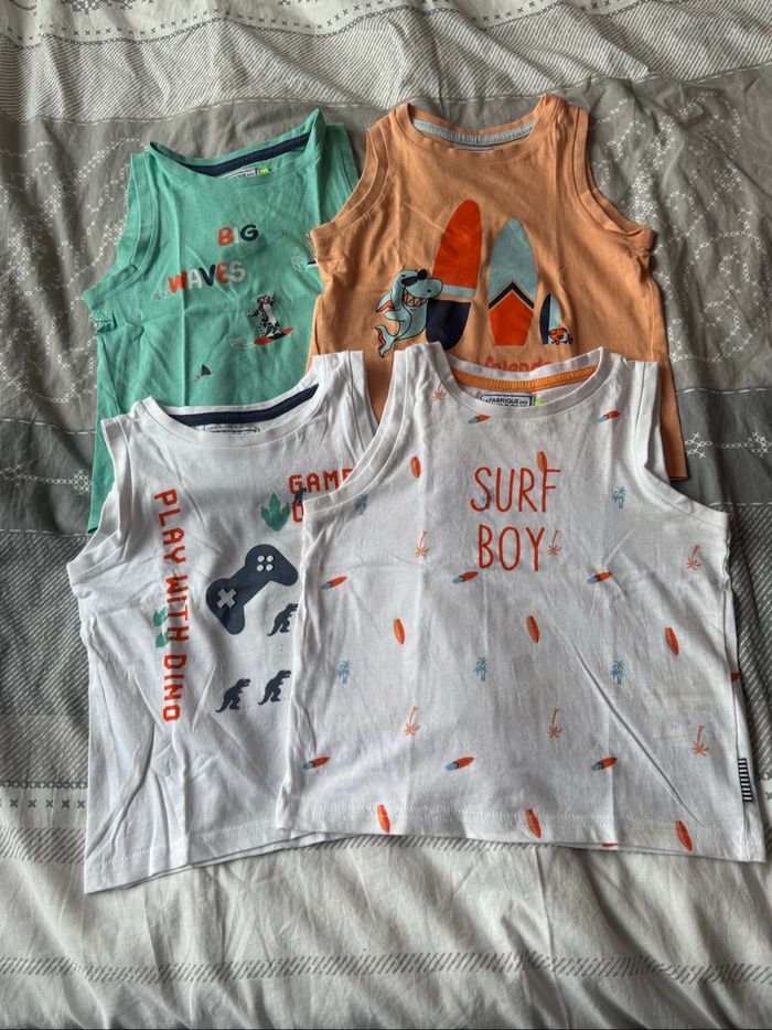 Lot de 4 débardeurs