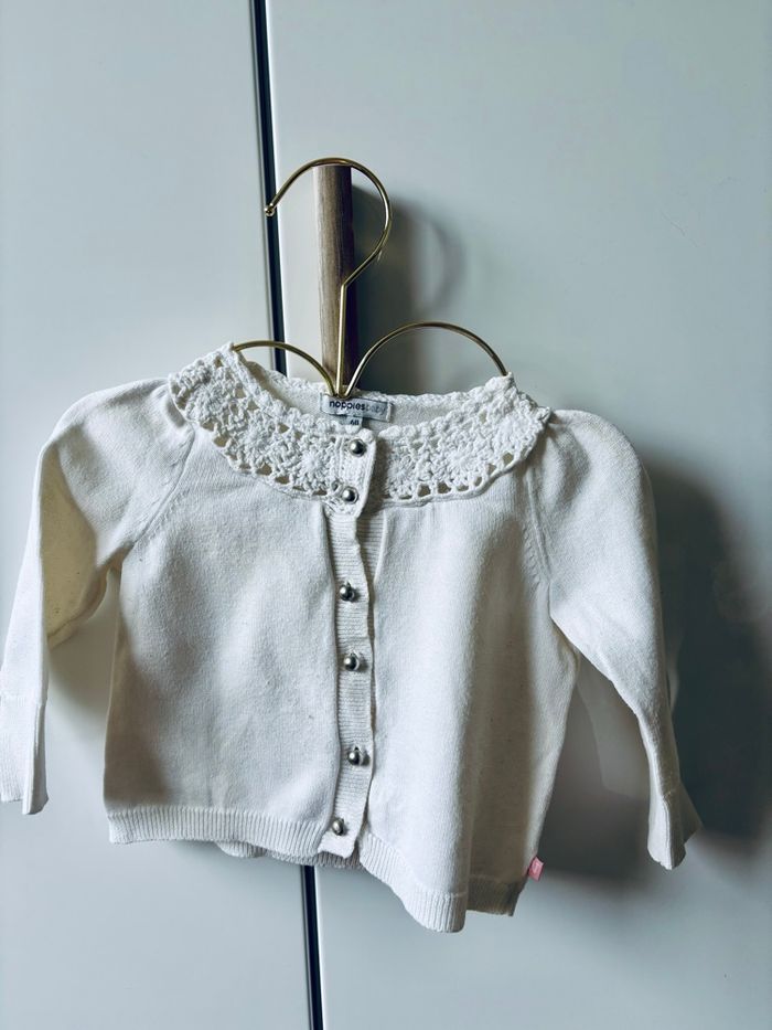 Joli Gilet brodé avec perle 9 mois Noppies - photo numéro 3