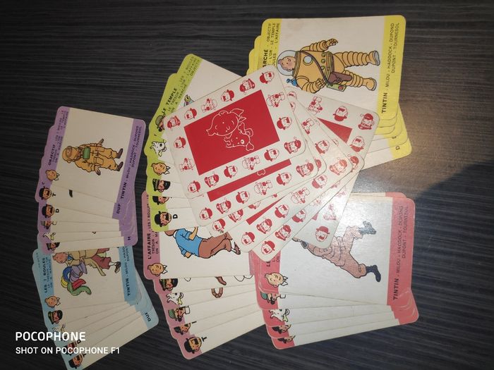 Jeu de 7 familles tintin - photo numéro 2