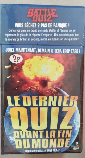 Battle Quiz : Le Dernier Quiz avant la Fin du Monde - Jeu de société sous emballage - Prix Ferme
