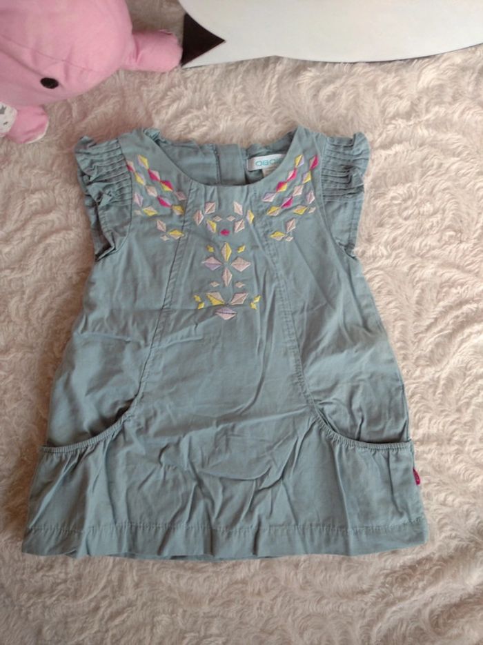 Robe doublée Fille 3 mois Obaïbi - photo numéro 2