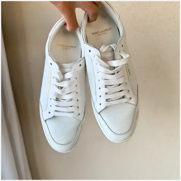 Baskets Saint Laurent blanches 38 TBE