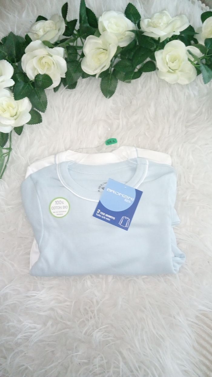 Lot de 2 t-shirts longues manches