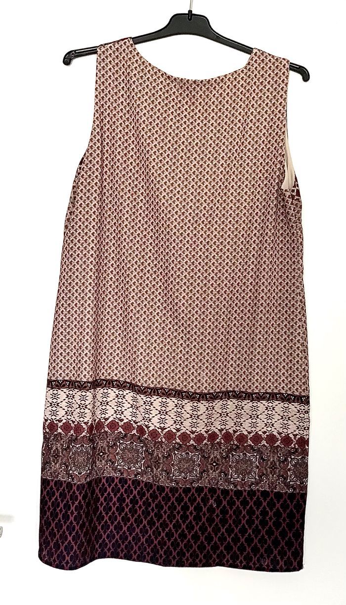 Robe marron et beige T 40 - photo numéro 2