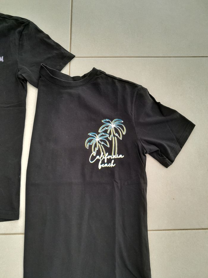 Lot 2 tee shirt manches courtes garçon 12 ans - photo numéro 3