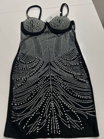 Vestido de noche de piedras
