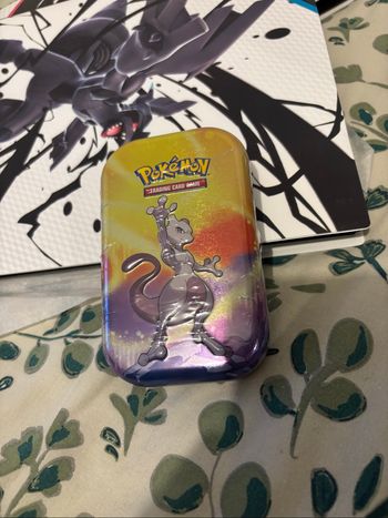 Mini tin Pokémon Mewtwo pouvoirs de Kanto
