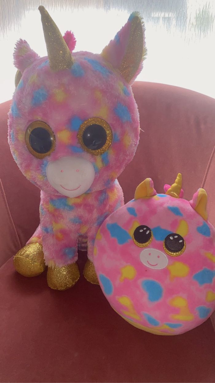 Lot peluche  fantasia licorne