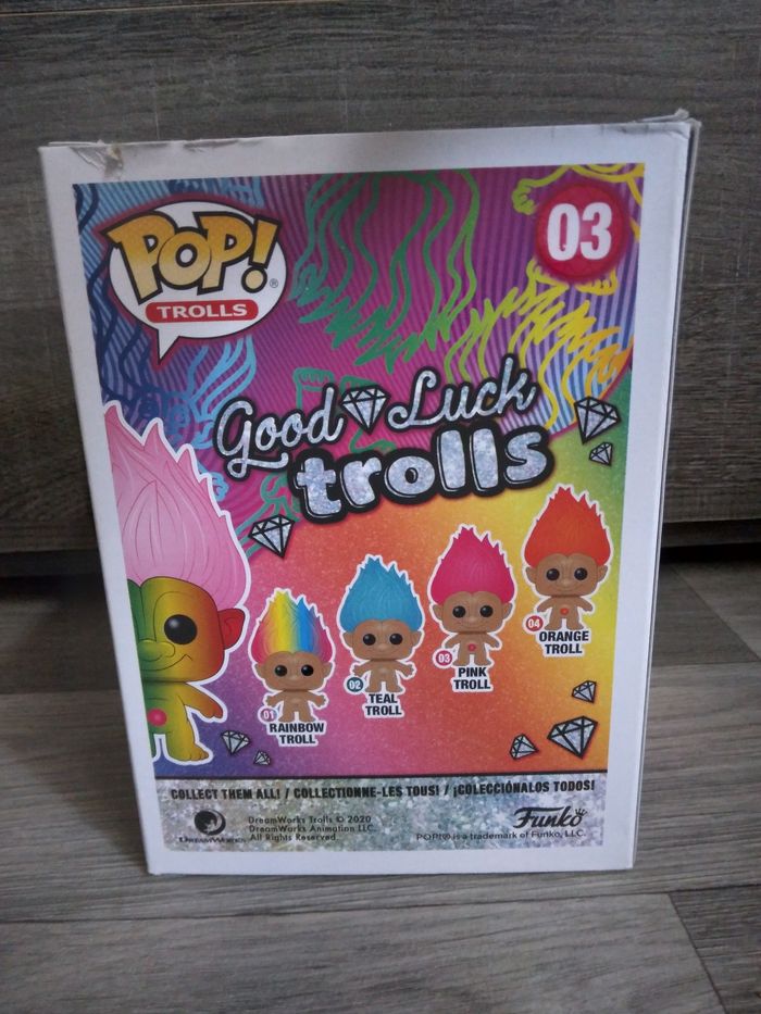 Funko pop 03 troll pink neuf - photo numéro 5