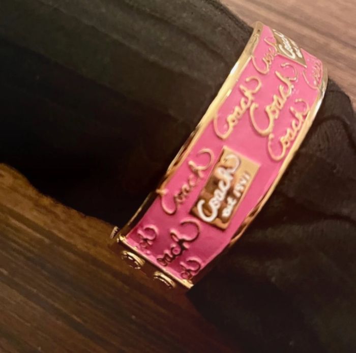 Bracelet  métal rose et doré