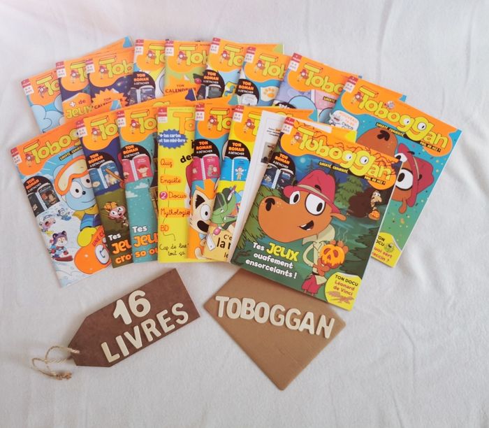 Lot 16 toboggan 📙 revues enfants 6 /8ans