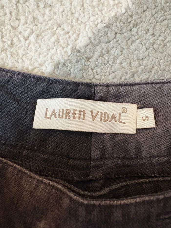 Pantalon à jambes larges Lauren Vidal Taille 36 - photo numéro 4