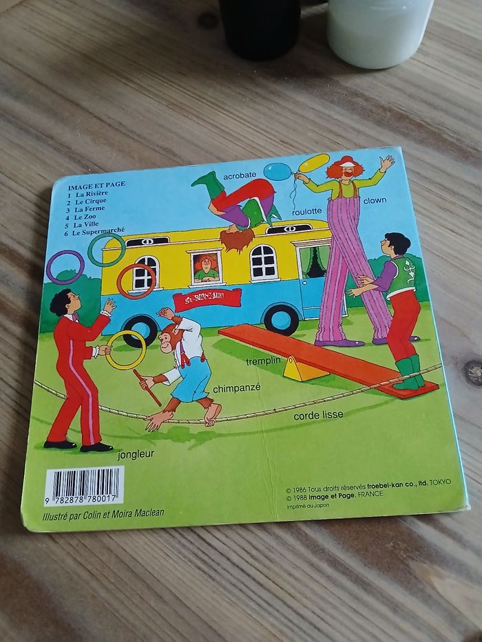 Livre carton Le Cirque - Froebel-kan - photo numéro 3