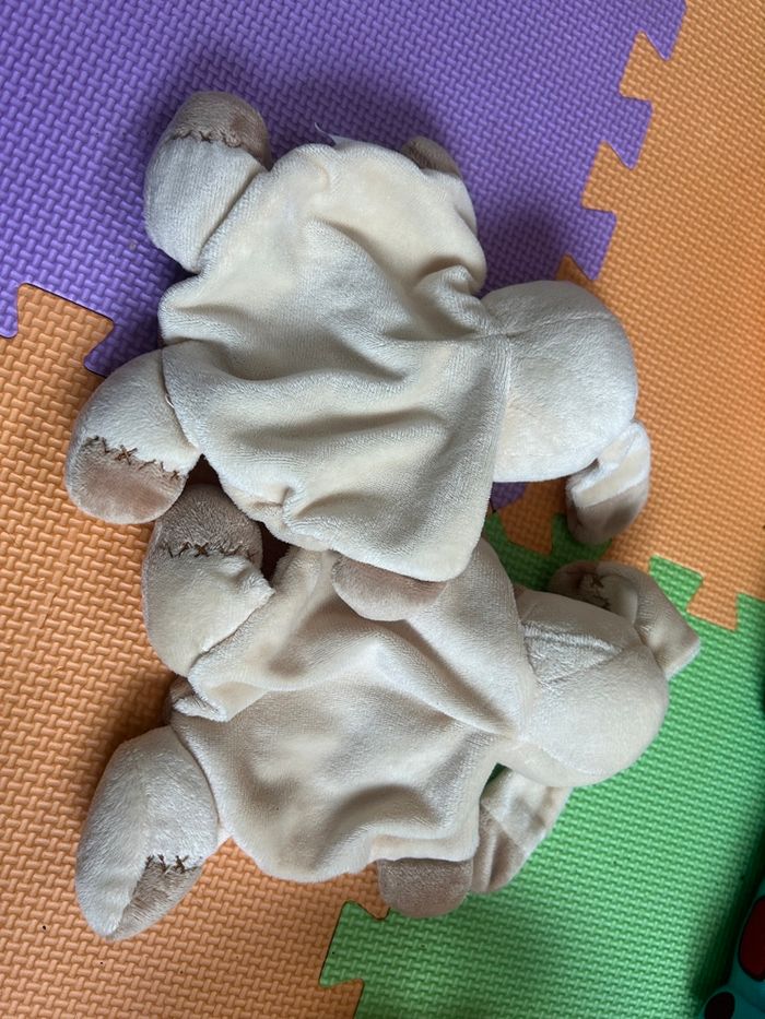 Lot de 2 doudous chien Nicotoy - photo numéro 2