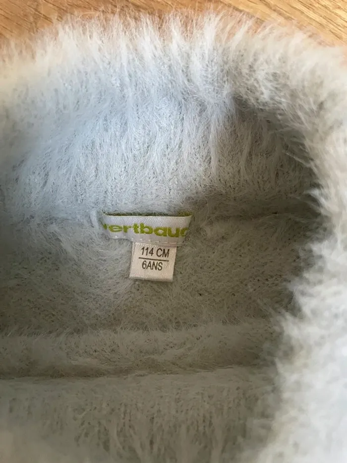 pull chaud duveteux vertbaudet 6 ans - photo numéro 3