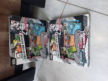 2 Coffret Poster Pokémon Foudre Noire et Flamme Blanche ev10.5 écarlate et Violet neuf scellé fr