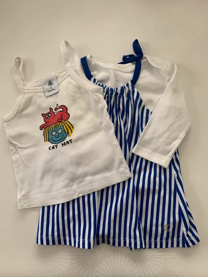 Lot été fille Petit Bateau 6m