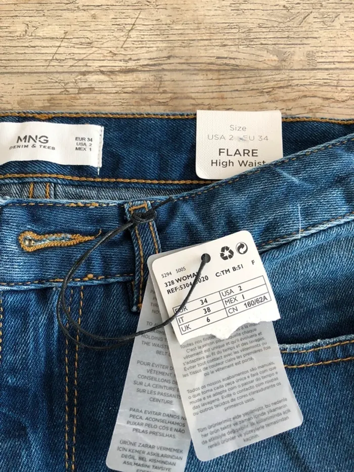 Jeans Flare Mango - photo numéro 6