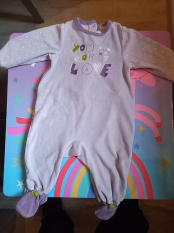 Pyjamas fille 12 mois