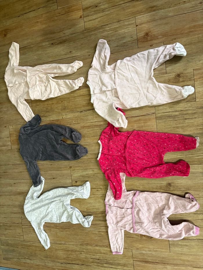 Lot 6 pyjamas 3 mois - photo numéro 2