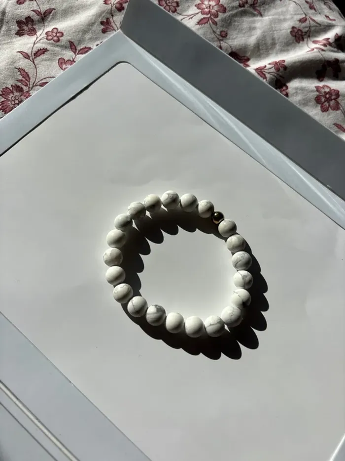 Bracelet blanc - photo numéro 2