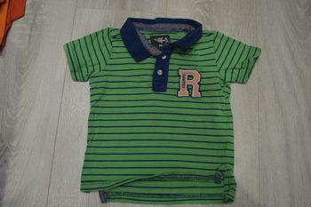 Tee shirt manches courtes rayé vert H&M 9/12 mois