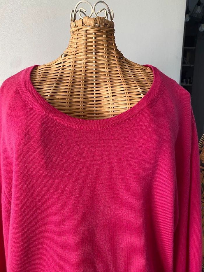 Pull en laine Sweet De Mazo framboise fuchsia taille XS / S - photo numéro 3