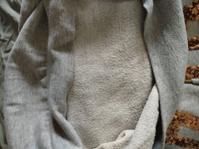 Robe pull gris taille XS cache cache - photo numéro 7