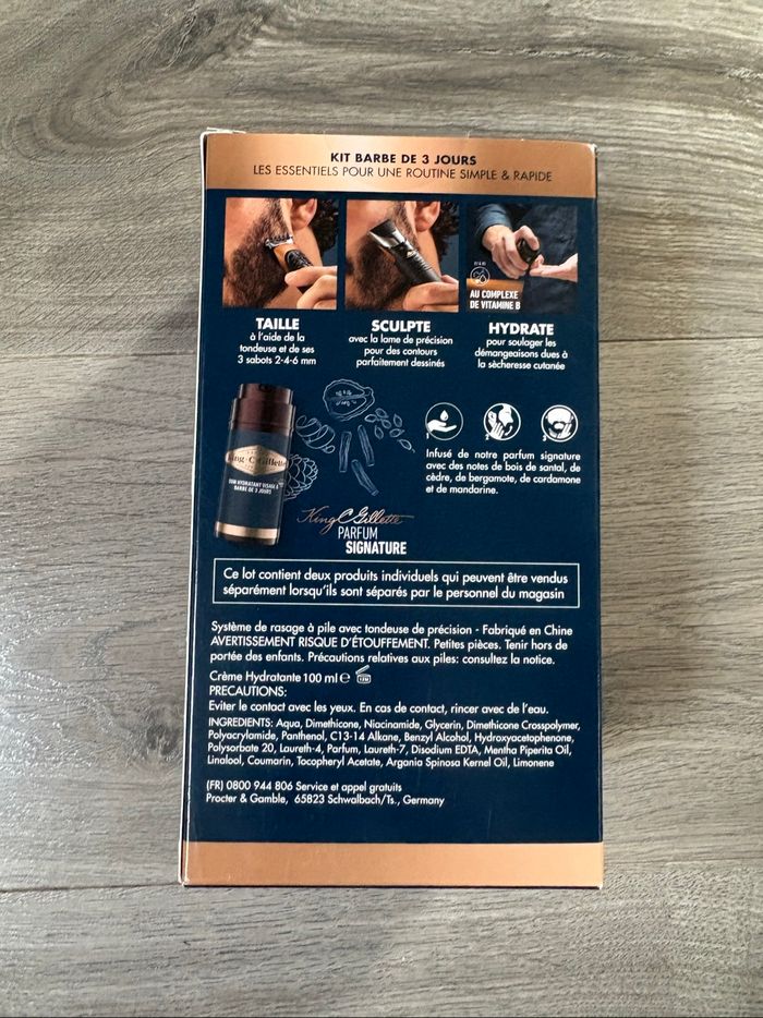 Kit barbe de 3 jours King C. Gillette - photo numéro 4