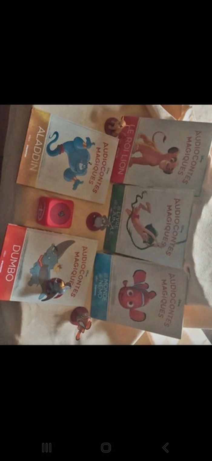 Lot début audiocontes Magiques altaya avec enceinte