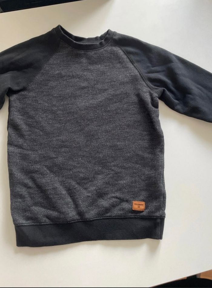 Sweat bicolore gris