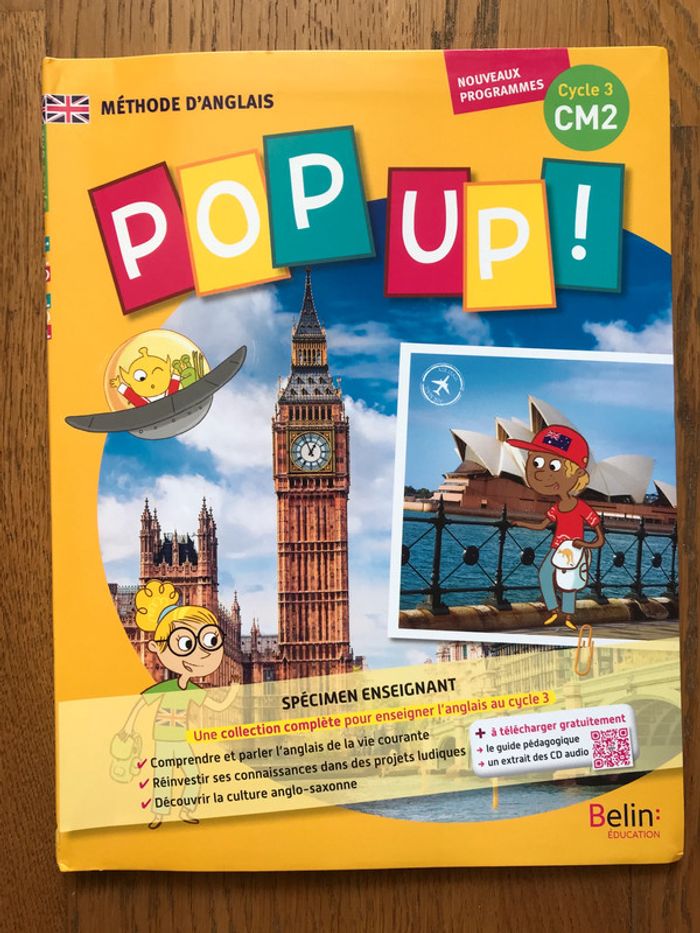 Méthode d’’Anglais Pop Up ! CM2