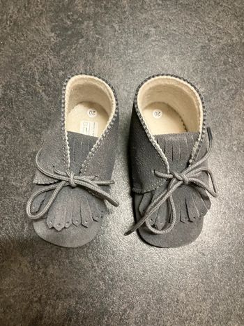 Chaussures chaussons tout cuir