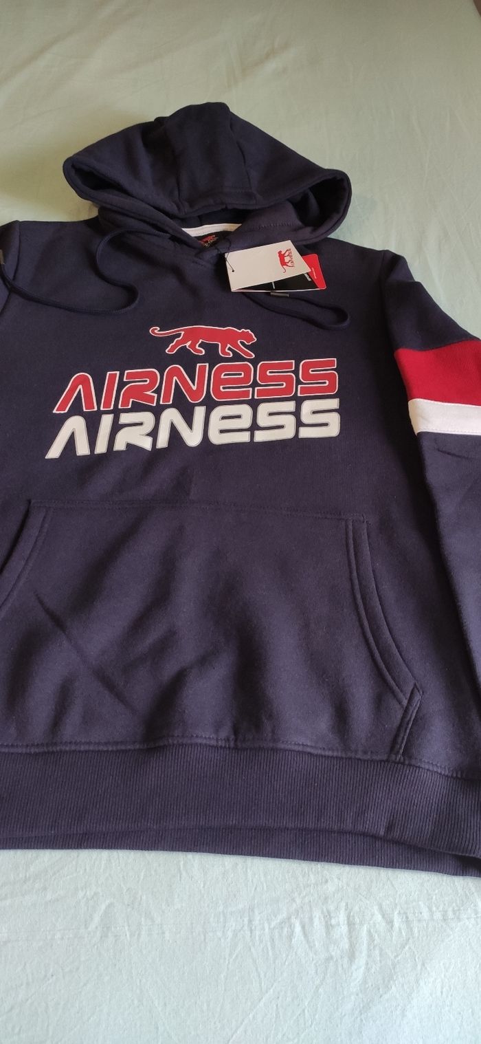 Sweat à capuche Airness neuf taille S - photo numéro 2