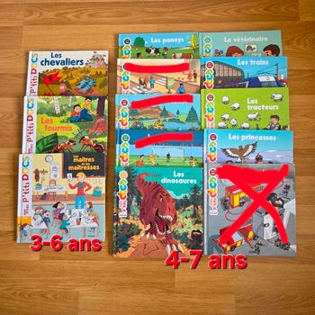 Livre enfant Milan mes P’tits docs 3-6 ans et 4-7 ans unité ou lot