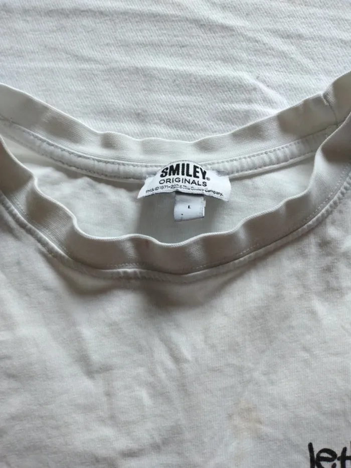 Tee Shirt Fille Smiley - photo numéro 3