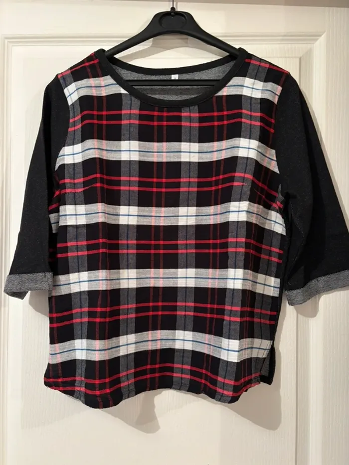Blouse manche 3/4 femme