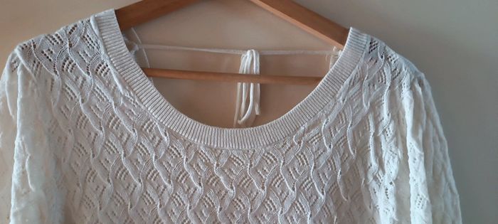 Pull fin en maille écru - photo numéro 4