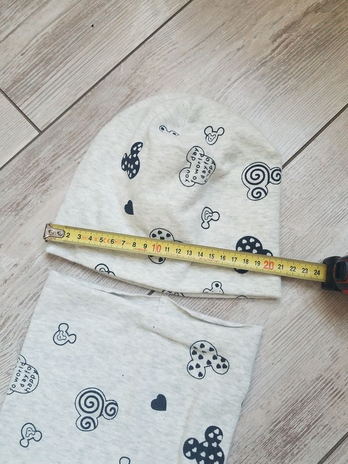 Bonnet + snood fille t 2/3 ans Minnie tbe - photo numéro 4