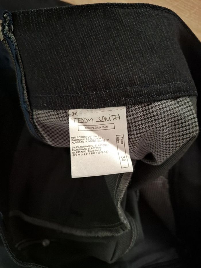 Pantalon jean femme teddy Smith taille 30 neuf - photo numéro 9