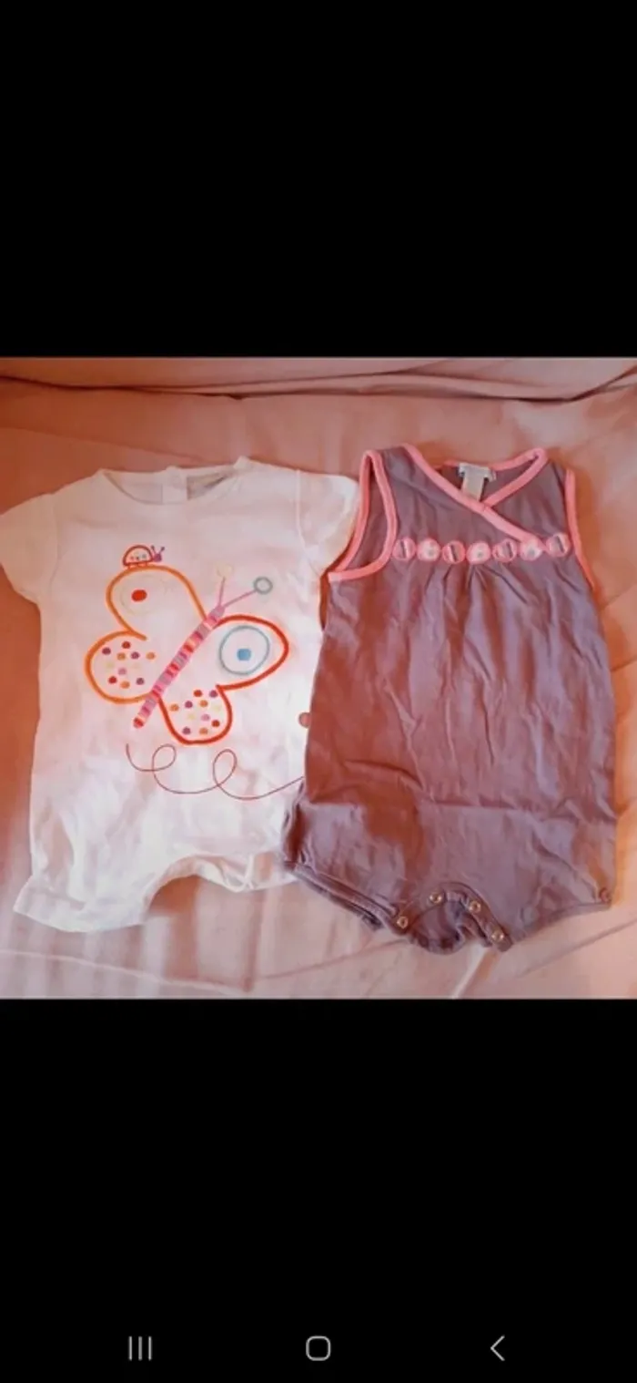Ensembles été  bebe fille taille 6 mois