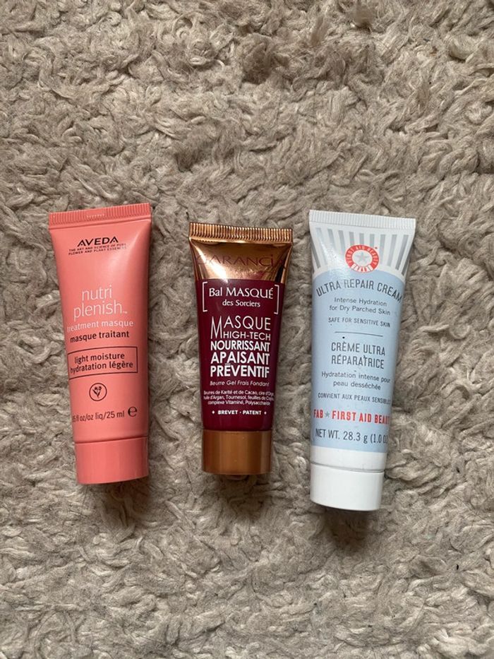 Lot masque/cremes