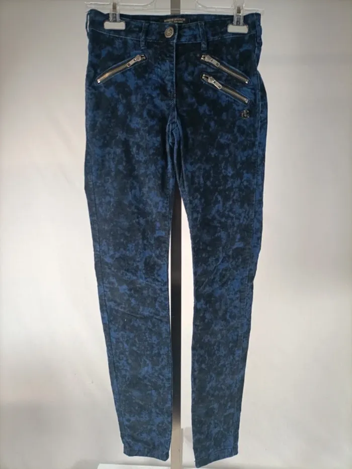 Pantalon Maison Scotch taille S - marbré Tie & dye - A059