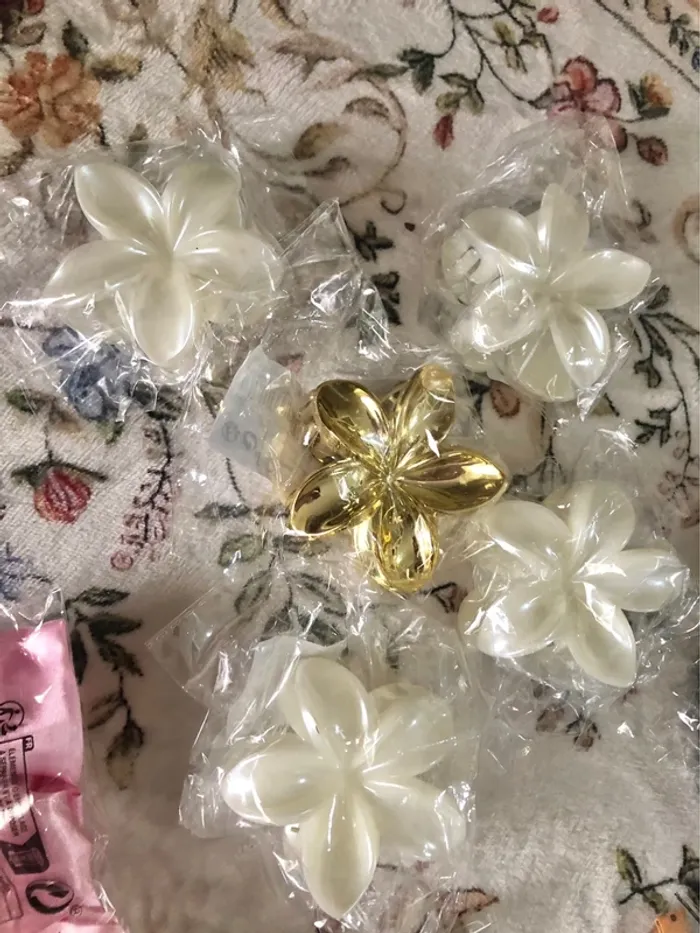 Lot accessoires cheveux pinces croco noeud serre tête etc - photo numéro 2