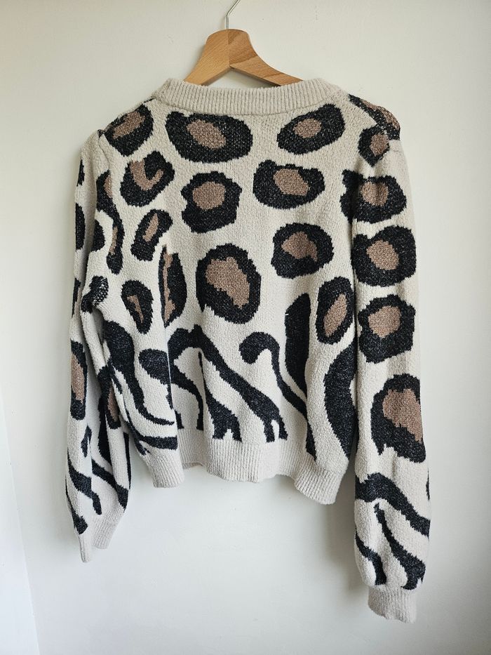 Très beau pull JDY motifs Zébrés / animal L - photo numéro 2