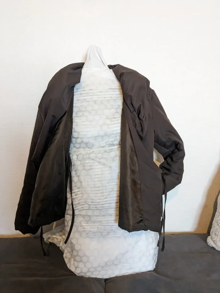 Manteau Doudoune Quattro Paris - sortie de collection - marron - photo numéro 5