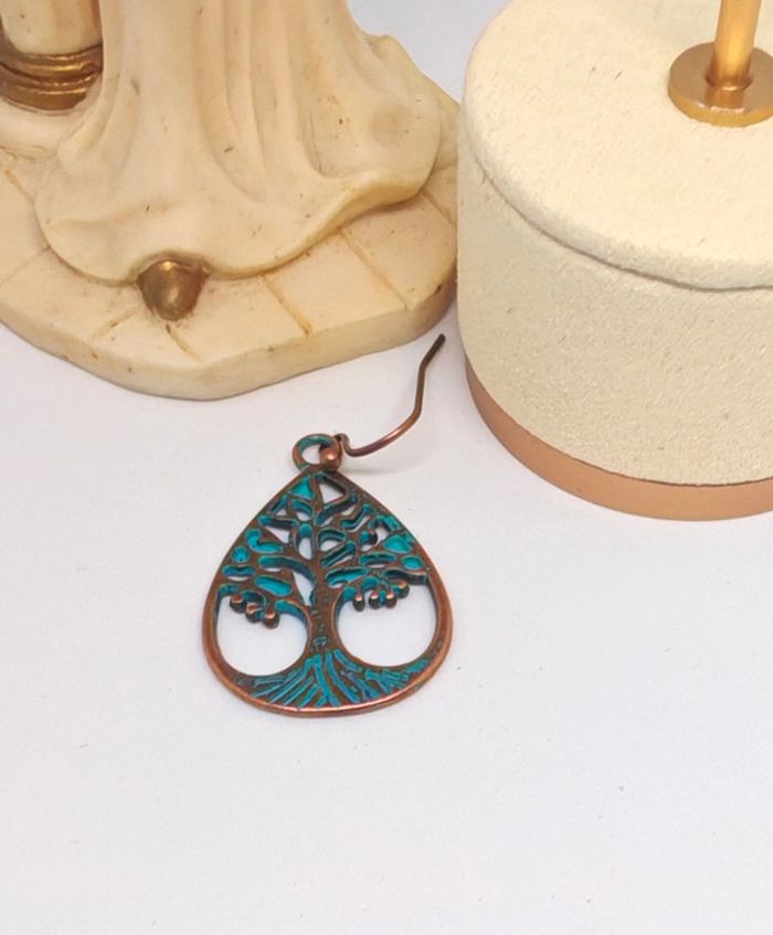Boucles d'oreilles arbre de vie - photo numéro 3